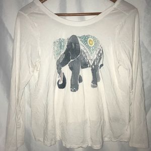 White long sleeve shirt